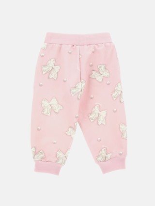 Рожеві джогери MONNALISA з принтом: фото 1 - Invogue