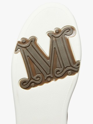 Сірі снікерси MAX MARA зі шкіри: фото 4 - Invogue