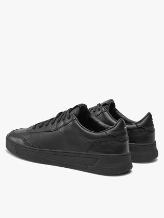 Чорні кросівки Boss шкіряні: фото 2 - Invogue