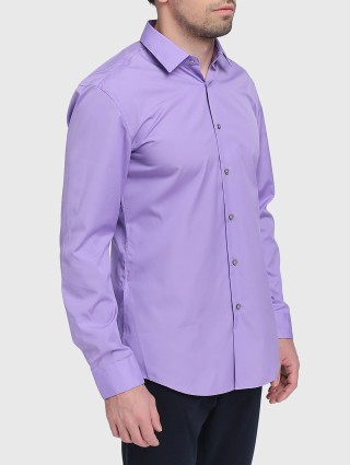 Фіолетова сорочка BOSS: фото 2 - Invogue