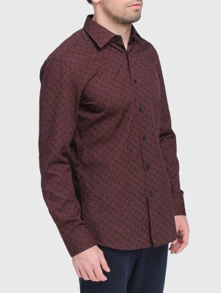 Помаранчева сорочка BOSS : фото 2 - Invogue