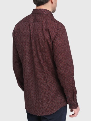 Помаранчева сорочка BOSS : фото 3 - Invogue