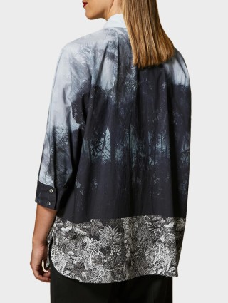 Синя сорочка MARINA RINALDI : фото 1 - Invogue