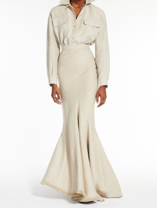 Бежева сорочка MAX MARA : фото 3 - Invogue