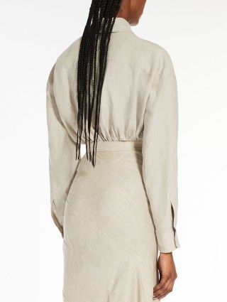 Бежева сорочка MAX MARA : фото 2 - Invogue