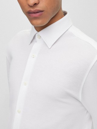 Біла сорочка BOSS : фото 4 - Invogue