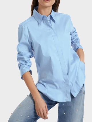 Синя сорочка MARC CAIN : фото 3 - Invogue