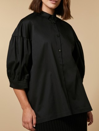 Чорна сорочка MARINA RINALDI : фото 1 - Invogue