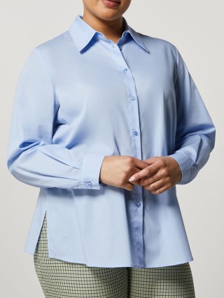 Блакитна сорочка PERSONA : фото 1 - Invogue