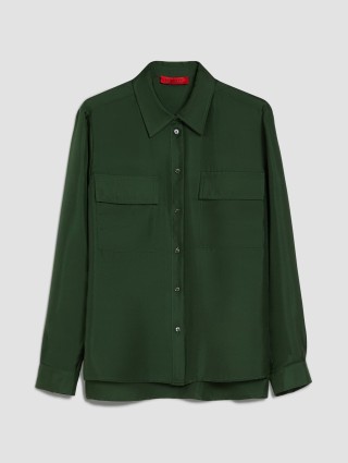 Зелёная рубашка MAX&CO: фото - Invogue