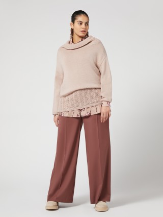 Розовая рубашка MARINA RINALDI: фото 2 - Invogue