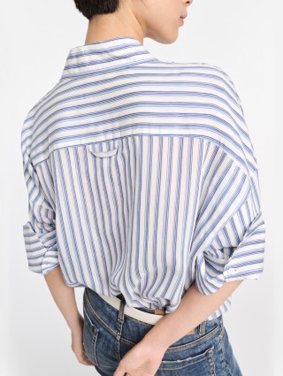Синя сорочка Dorothee Schumacher смугаста: фото 3 - Invogue