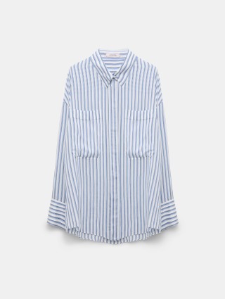 Синя сорочка Dorothee Schumacher смугаста: фото - Invogue