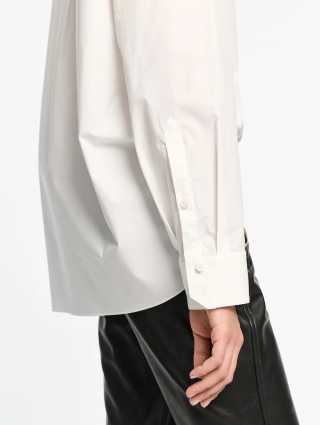 Біла блуза Dorothee Schumacher поплінова: фото 2 - Invogue