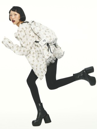 Разноцветная рубашка PUSHBUTTON из хлопка: фото 2 - Invogue