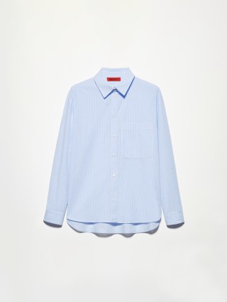 Сорочка у смужку MAX&CO з бавовняного попліну: фото - Invogue