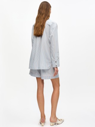 Блакитна сорочка GANNI : фото 3 - Invogue