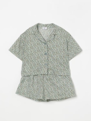 Темно-зелений набір IL GUFO з шортів та сорочки: фото - Invogue