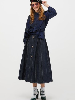 Синя спідниця MAX&CO : фото 4 - Invogue