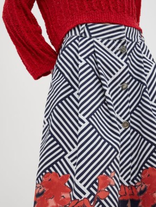 Синяя юбка MAX&CO: фото 3 - Invogue