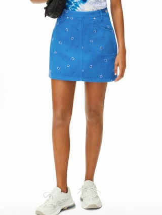 Синяя юбка KENZO: фото 1 - Invogue