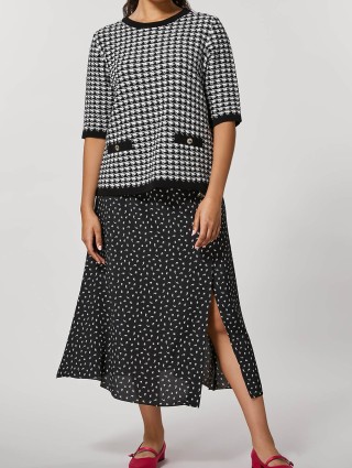 Чорна спідниця PERSONA : фото 3 - Invogue