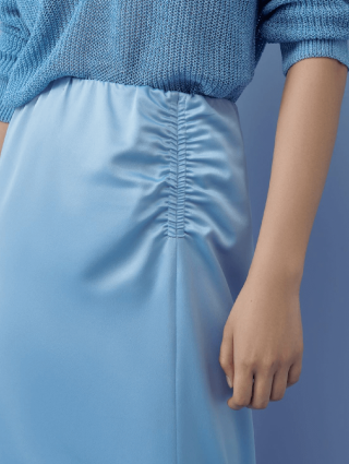 Блакитна спідниця MARELLA : фото 3 - Invogue