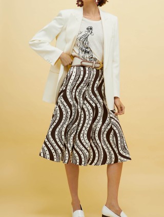 Коричнева спідниця MAX&CO : фото 4 - Invogue