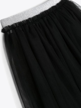 Чорна спідниця IL GUFO : фото 2 - Invogue