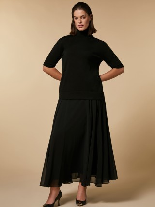 Чорна спідниця MARINA RINALDI : фото 4 - Invogue