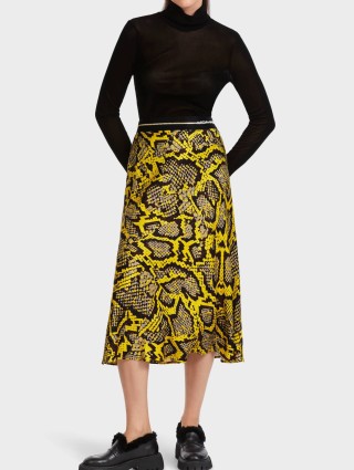 Жовта спідниця MARC CAIN : фото 4 - Invogue