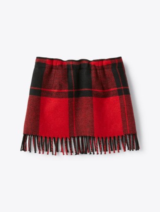 Красная юбка IL GUFO в клетку: фото 2 - Invogue