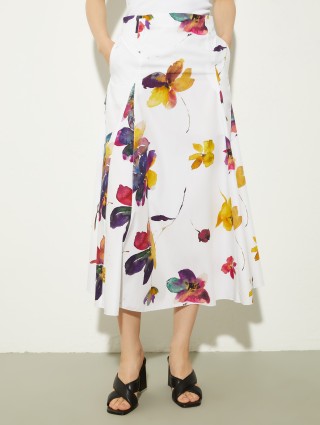 Юбка Max&Co из хлопкового поплина: фото 2 - Invogue