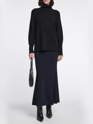 Темно-синяя юбка Dorothee Schumacher клеш: фото 1 - Invogue