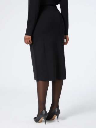 Черная юбка Marina Rinaldi вязаная: фото 3 - Invogue