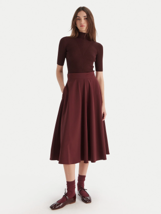 Бордовая юбка MARELLA : фото 1 - Invogue