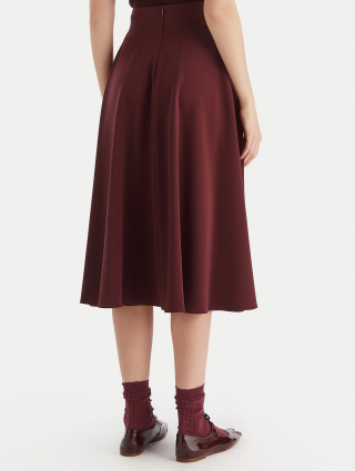 Бордовая юбка MARELLA : фото 2 - Invogue