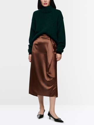 Темно-коричневая юбка MARC CAIN : фото 1 - Invogue