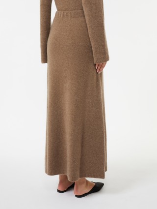 Коричневая юбка MAX MARA из кашемира: фото 3 - Invogue