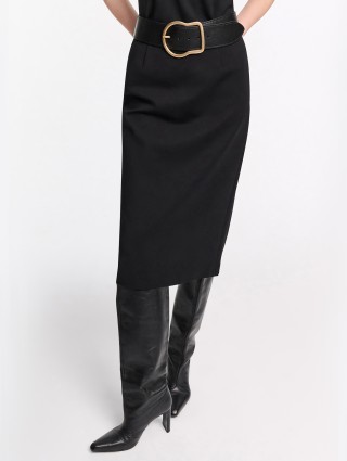 Чорна спідниця DOROTHEE SCHUMACHER прямого крою: фото 2 - Invogue