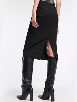 Чорна спідниця DOROTHEE SCHUMACHER прямого крою: фото 4 - Invogue