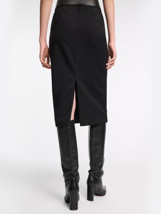 Чорна спідниця DOROTHEE SCHUMACHER прямого крою: фото 3 - Invogue