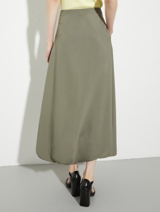 Зелена спідниця MAX&CO з суміші віскози : фото 3 - Invogue