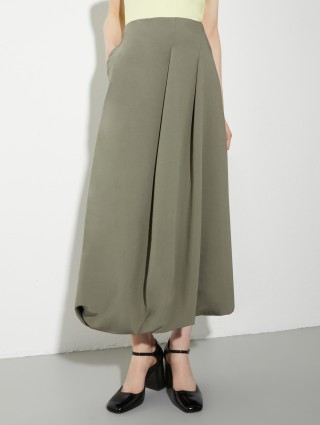 Зелена спідниця MAX&CO з суміші віскози : фото 2 - Invogue