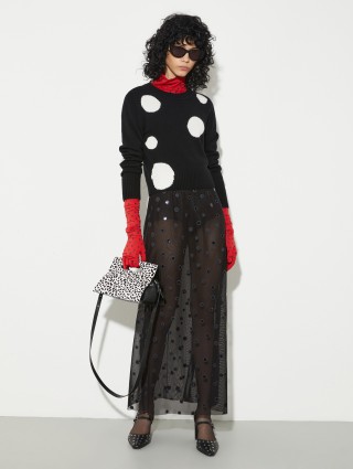 Чорна спідниця MAX&CO у горошок: фото 1 - Invogue