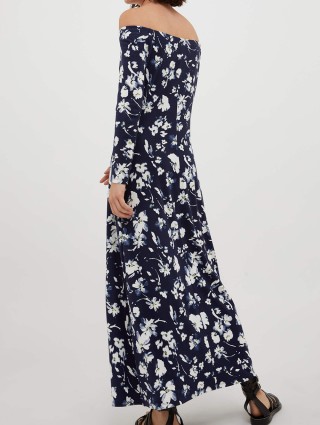 Синее платье MAX&CO: фото 2 - Invogue