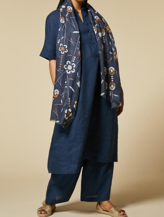 Синя сукня MARINA RINALDI : фото 3 - Invogue