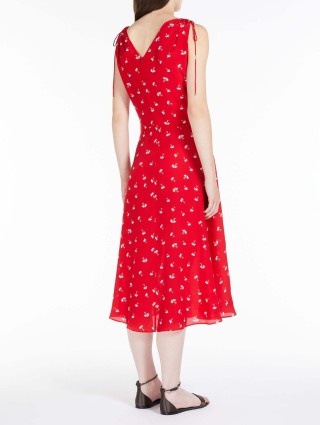 Красное платье MAX MARA: фото 2 - Invogue