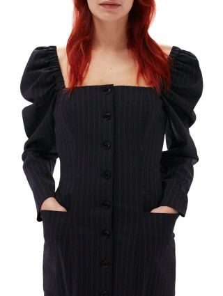 Синя сукня GANNI : фото 4 - Invogue