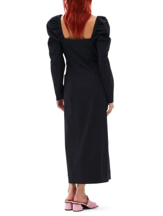 Синя сукня GANNI : фото 2 - Invogue